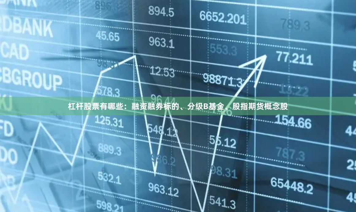 杠杆股票有哪些：融资融券标的、分级B基金、股指期货概念股