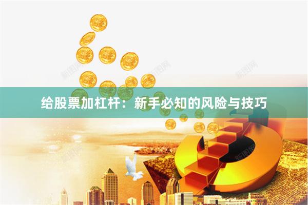 给股票加杠杆：新手必知的风险与技巧